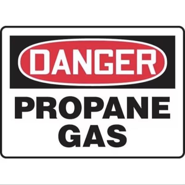 Accuform OSHA DANGER SAFETY SIGN PROPANE GAS MCHL235XL MCHL235XL - main